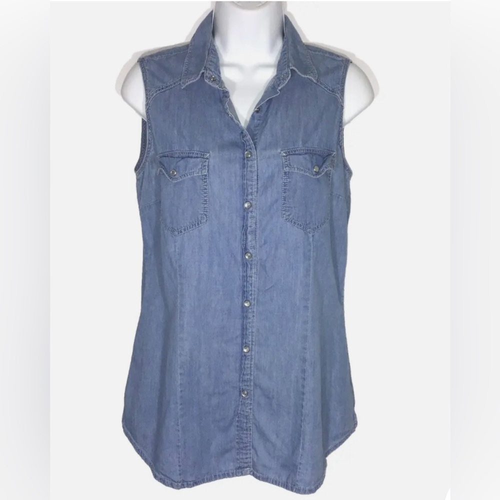 Denim top